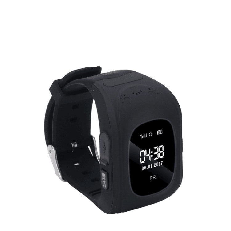 Anti Lost Q50 OLED Child GPS Tracker SOS Smart Monitoring Positioning Phone Kids GPS Baby Watch Compatible IOS & Android