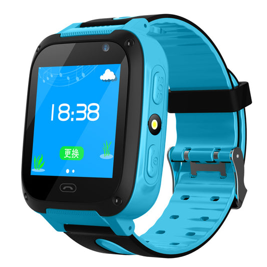 Kids Smart Watch GPS Tracker Q12 Children Smartwatch LBS Locator Voice Chat SOS Button Anti-Lost Monitor Phone Watch for Boys Girls UK Compatible